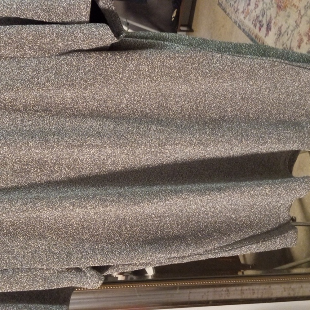 Men's Brand New Silver Glittering T Shirt